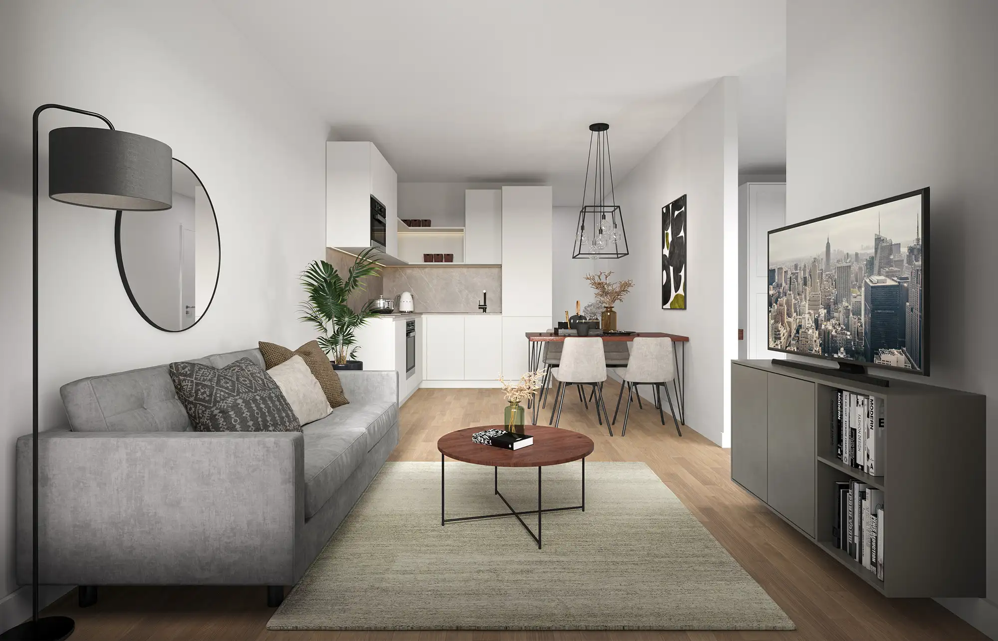 Moderner Wohnbereich